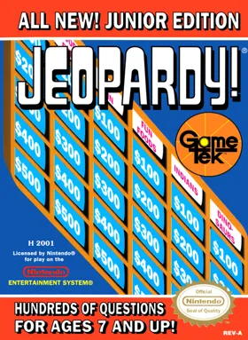 Jeopardy! Junior Edition (USA) box cover front